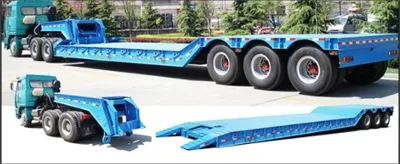 Полуприцеп с низкой платформой